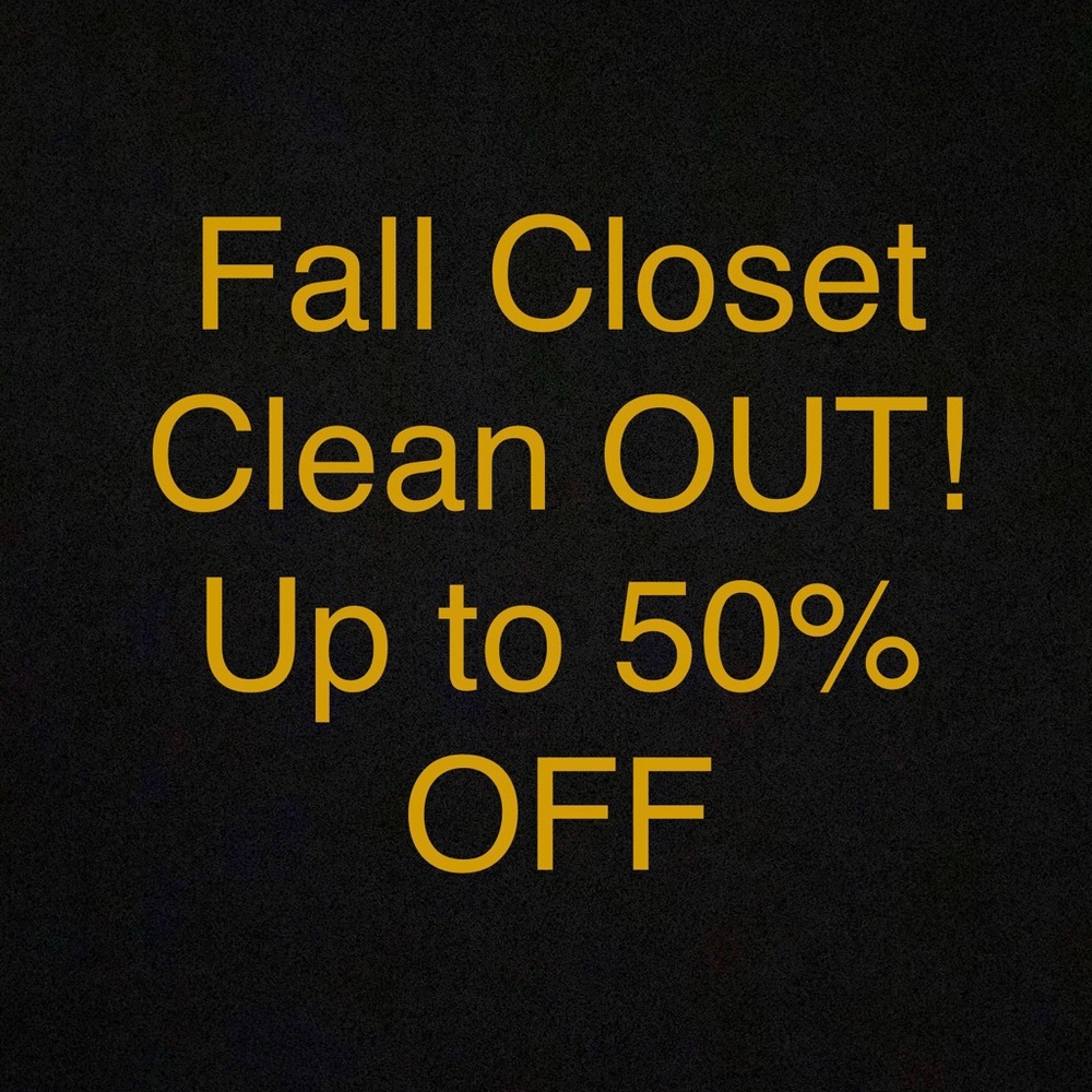 Closet Clean OUT!